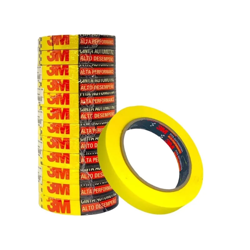 Kit 10 Fita Crepe Alta Performance 3M 18mmx40m