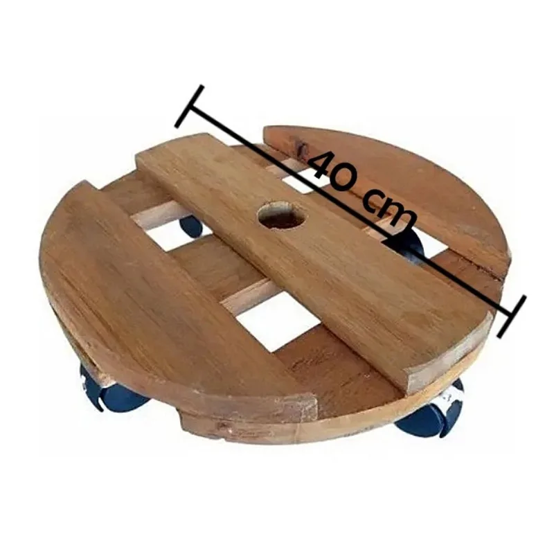 Suporte Vasos; Botijão De Gás Carrinho 40 Cm Kit 4 Peças