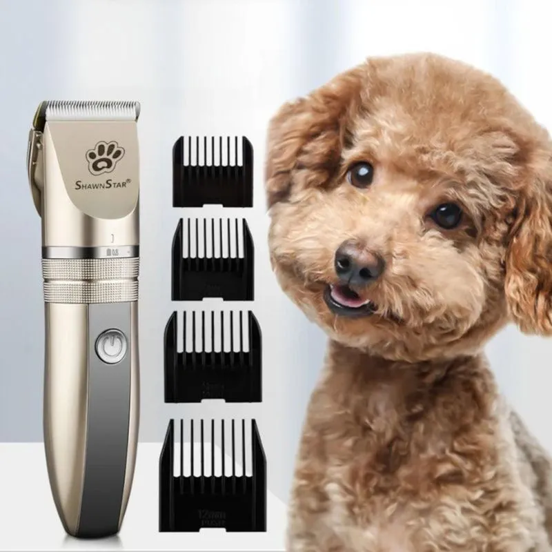 Máquina Para Tosa Pet Cachorro E Gato Sem Fio