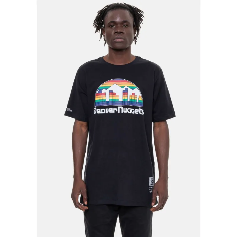 Camiseta Mitchell & Ness Masculina NBA Teams Preta - P