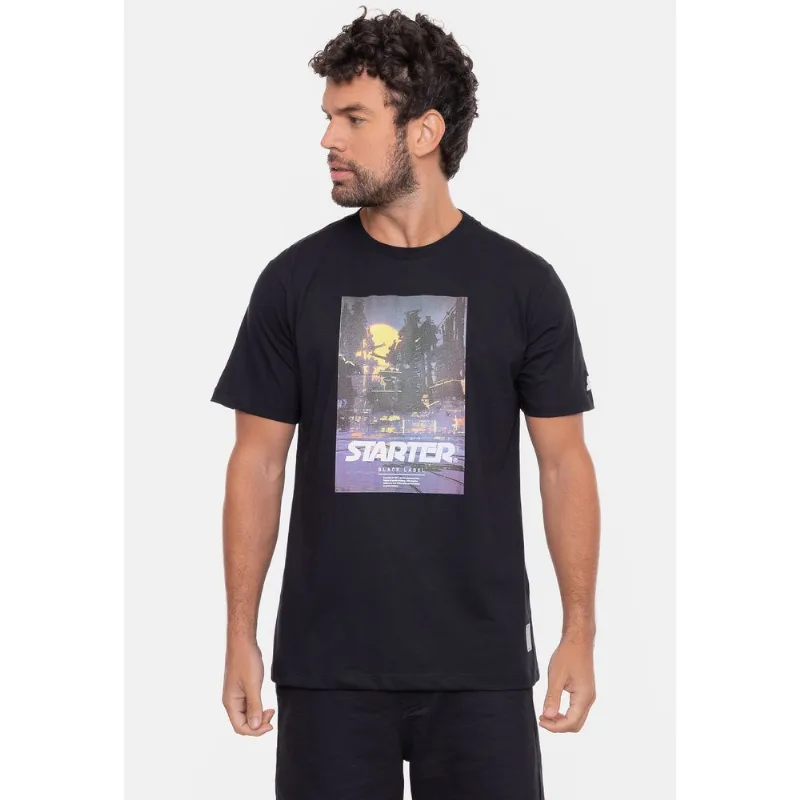 Camiseta Starter Graphics Preta - P
