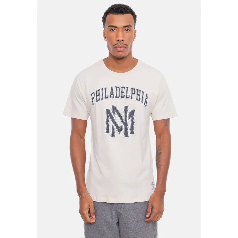 Camiseta Mitchell & Ness Philadelphia Bege - G