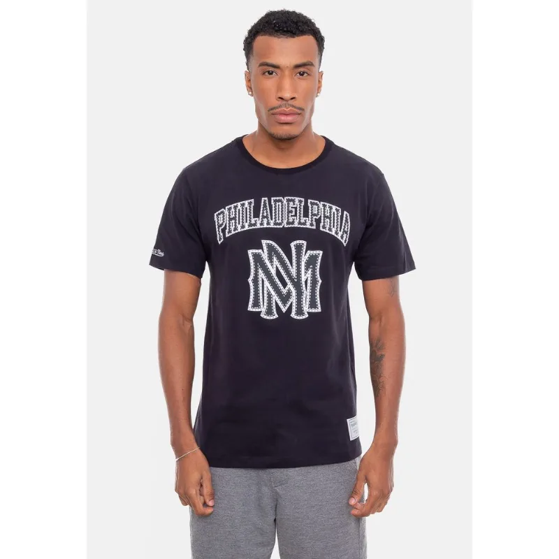 Camiseta Mitchell & Ness Philadelphia Preta - GG