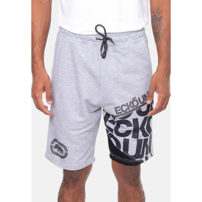 Bermuda Ecko Moletom Style Cinza Mescla - G