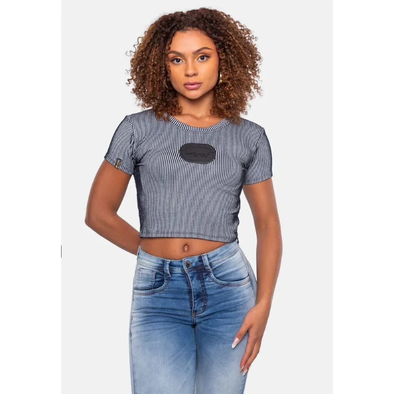 Camiseta Ecko Cropped Especial Preta - GG