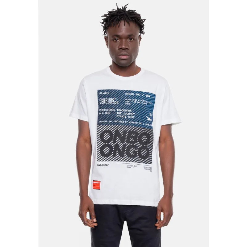 Camiseta Onbongo Estampada Branca Off White - G