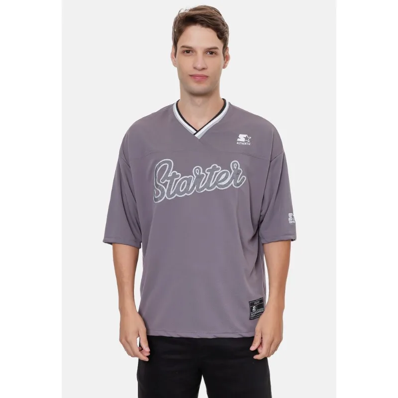 Camiseta Starter Oversize Grafite Mescla - GG