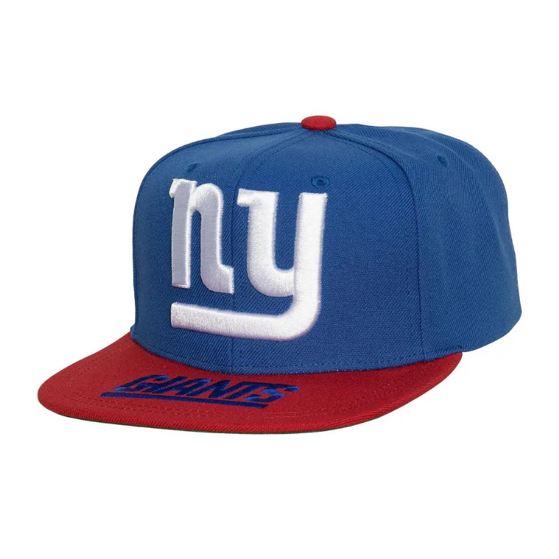 Boné Mitchell & Ness NFL Logo New York Giants Azul Royal - ÚNICO