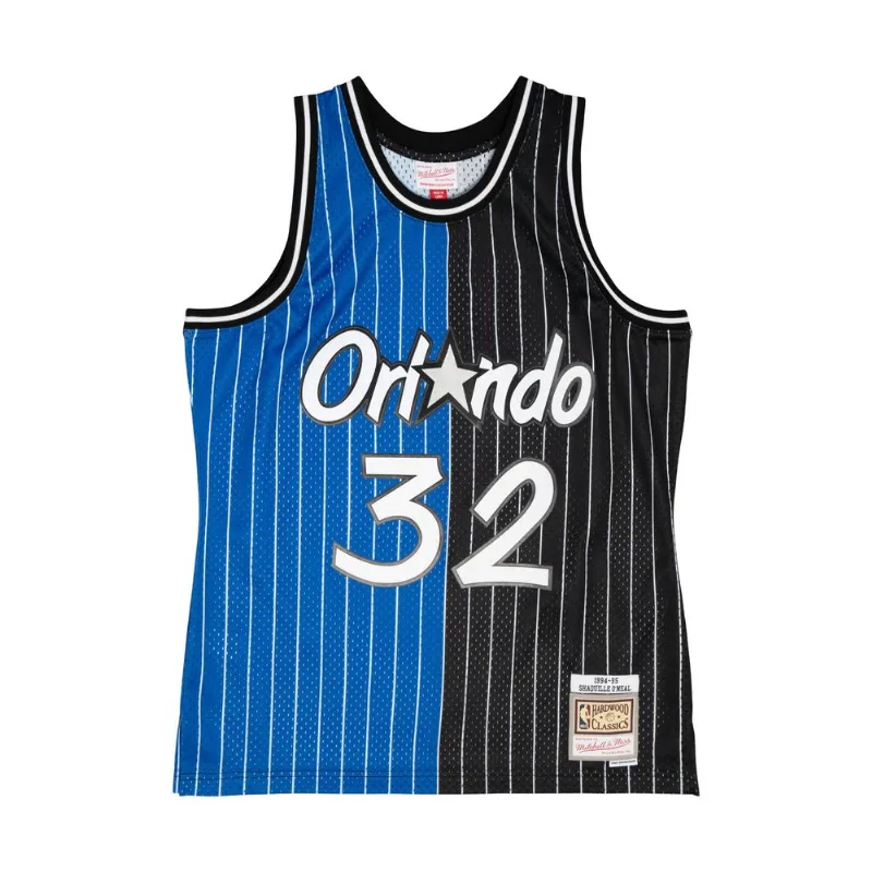 Regata Mitchell & Ness Split Swingman Jersey Orlando Magic 1994-95 Shaquille O'Neal Preta - M