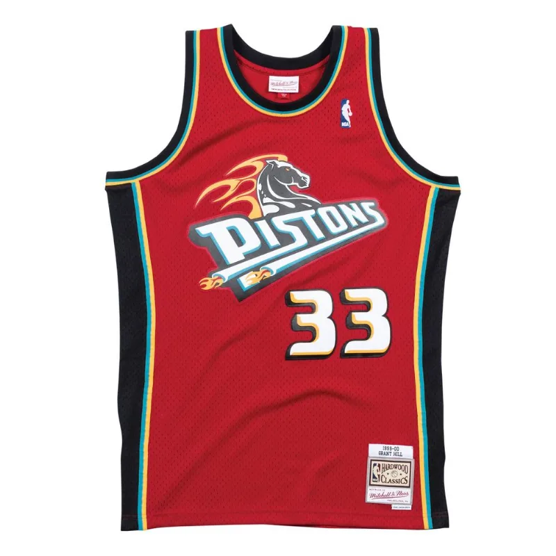 Regata Mitchell & Ness Alternate Swingman Jersey Detroit Pistons 1999-00 Grant Hill Vermelha - P