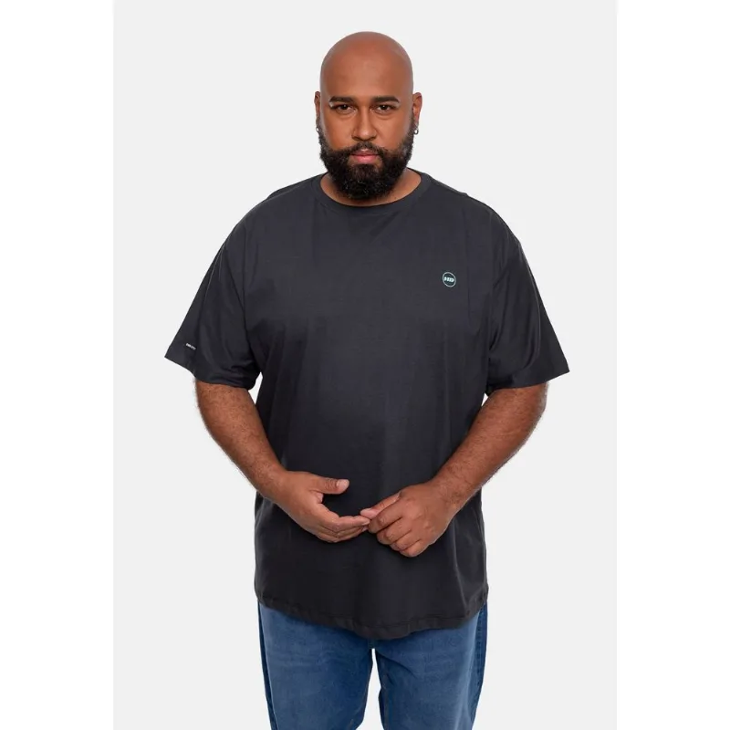 Camiseta HD Estampada Plus Size Grafite - Plus M