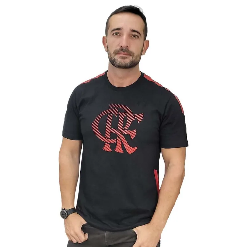 Camisa Flamengo CRF Lines 128270 Preto G