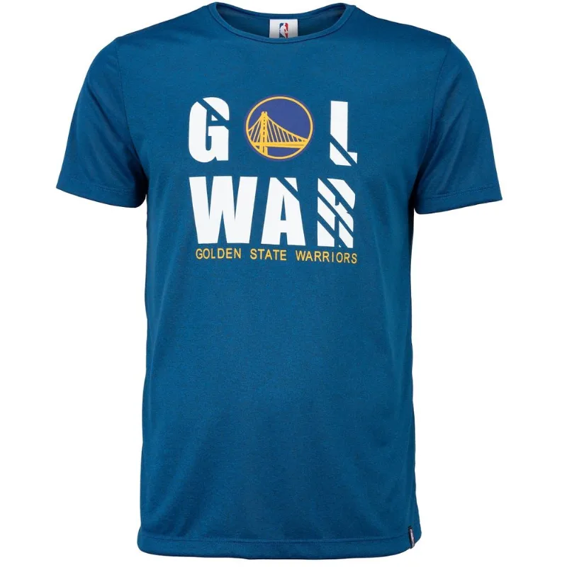 Camiseta Golden State Warriors NBA Bang Manga Curta - Masculina Azul M