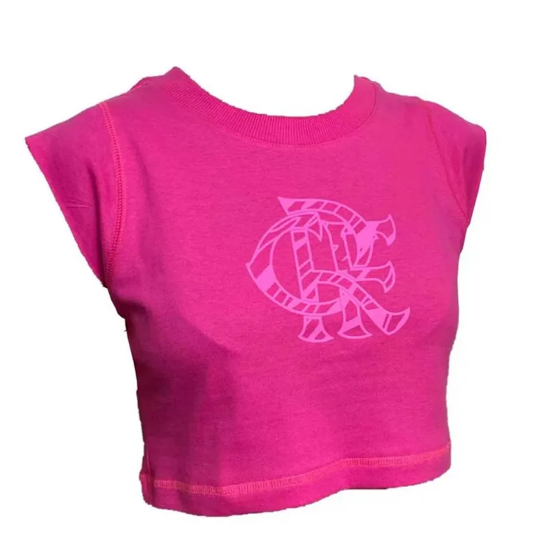Cropped Flamengo Feminino Outubro Rosa M