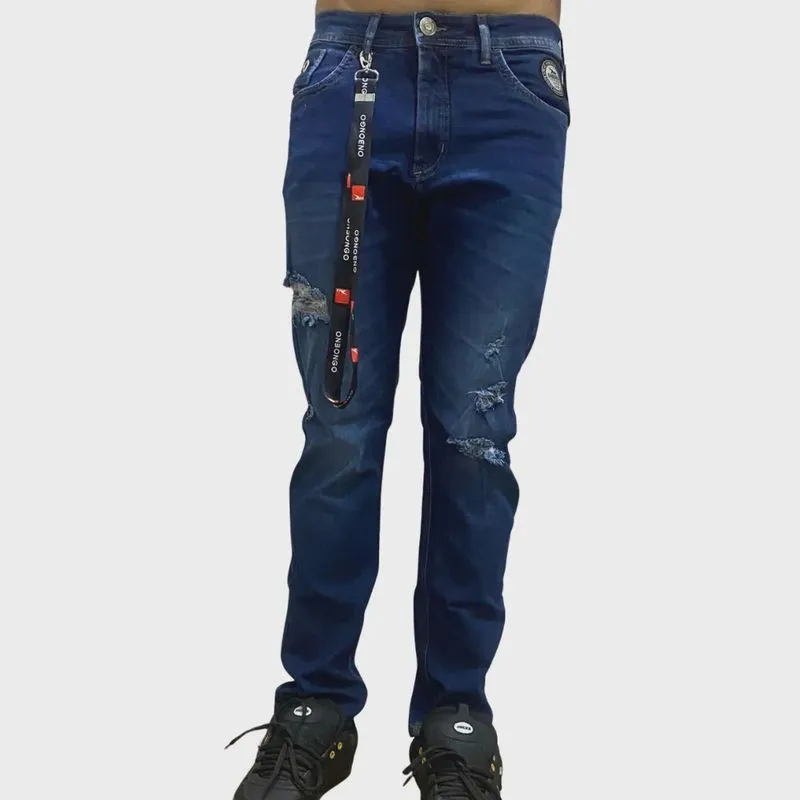 Calça Jeans Onbongo Slim D689A Azul