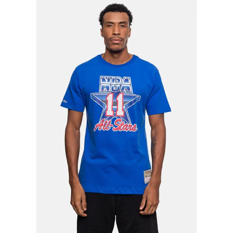 Camiseta Mitchell & Ness Karl Malone Azul Golden State - P