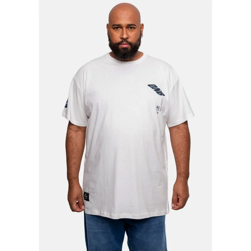 Camiseta Onbongo Estampada Branca - Plus M