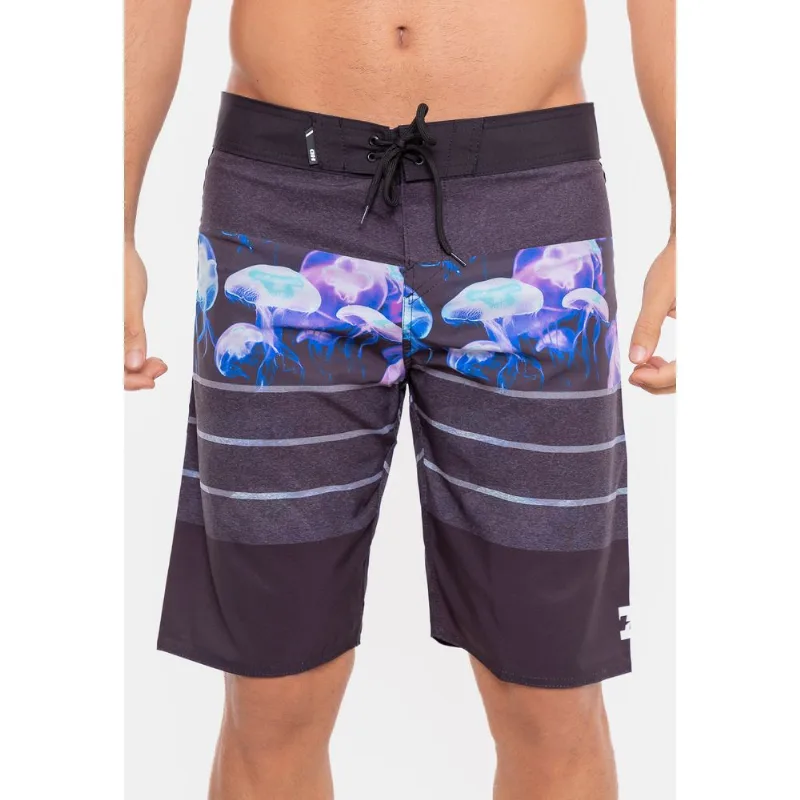 Boardshort HD Bioluminescen Preta - 46