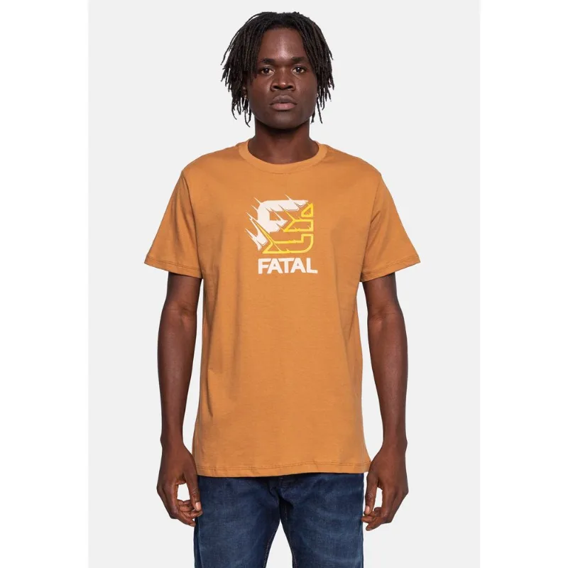 Camiseta Fatal Estampada Marrom - G