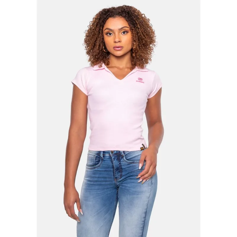 Camisa Polo Ecko Masculina Rosa - P