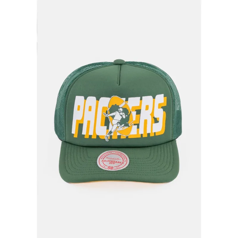 Boné Mitchell & Ness Aba Curva Packers Verde - ÚNICO