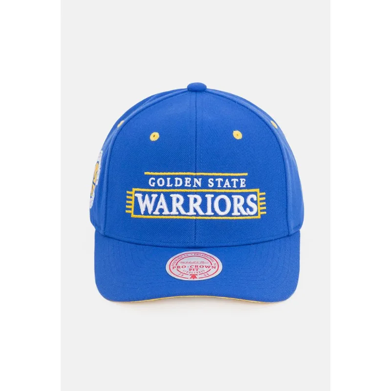 Boné Mitchell & Ness Aba Curva Golden State Warriors Azul - ÚNICO