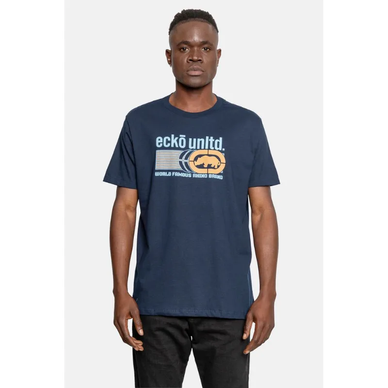 Camiseta Ecko Masculina Liness Marinho - G