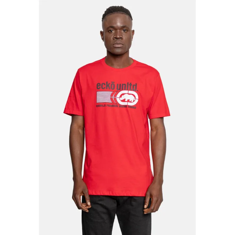 Camiseta Ecko Masculina Liness Vermalha - P
