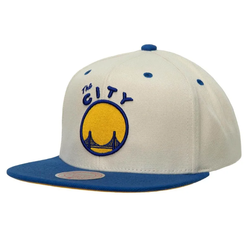 Boné Mitchell & Ness Aba Reta Off White - ÚNICO