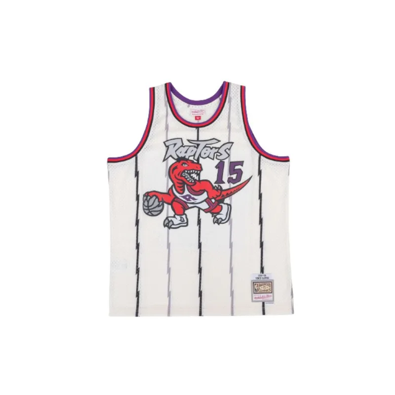 Regata Mitchell & Ness Cream Swingman Jersey Toronto Raptors 1998-99 Vince Carter Off White - P
