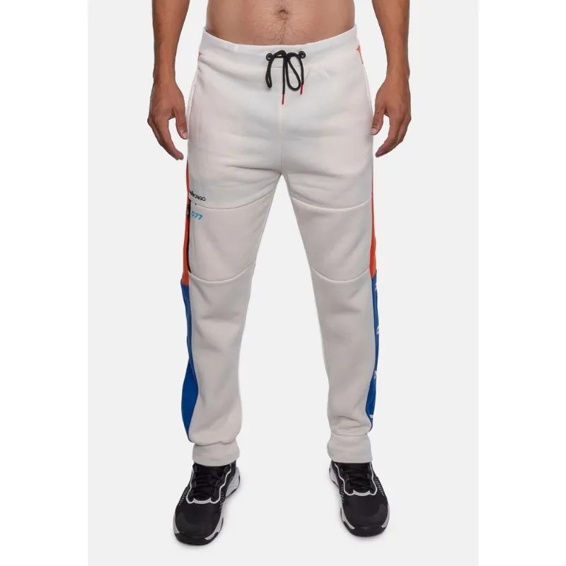 Calça Onbongo Moletom Natural Com Laranja - GG