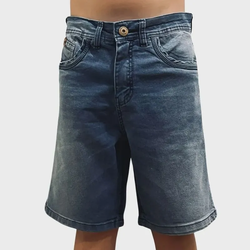 Bermuda Jeans Masculina HD Slim Azul 5764A