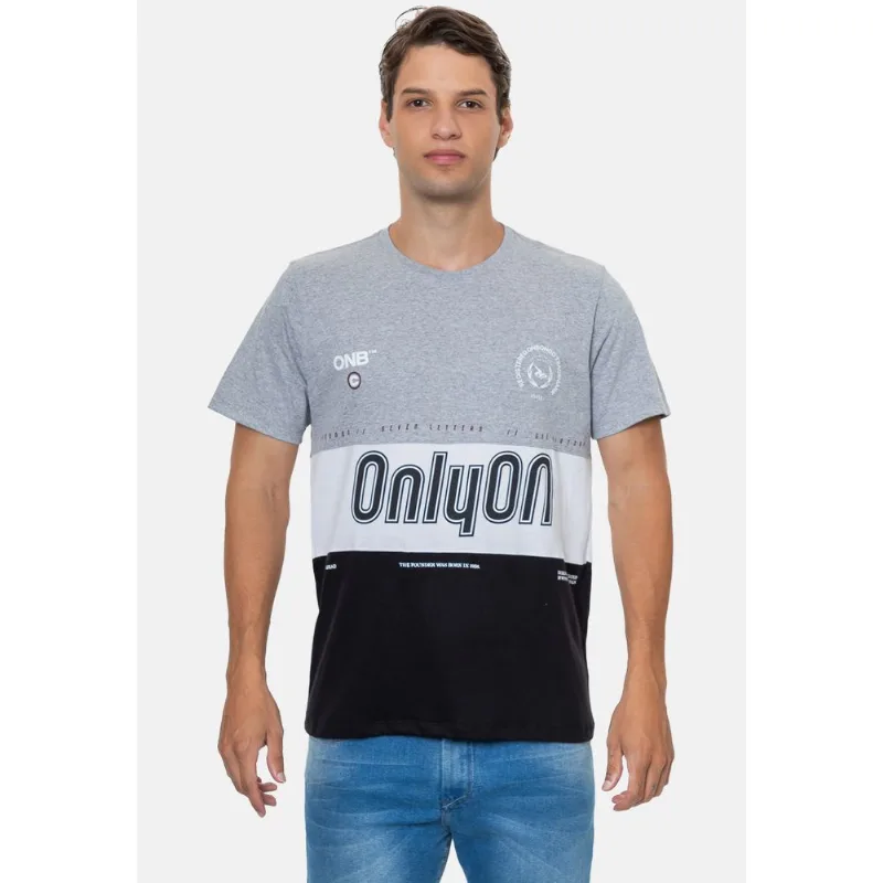 Camiseta Onbongo Oversize Cinza - M