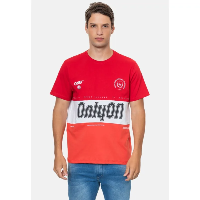 Camiseta Onbongo Oversize Vermelha - G
