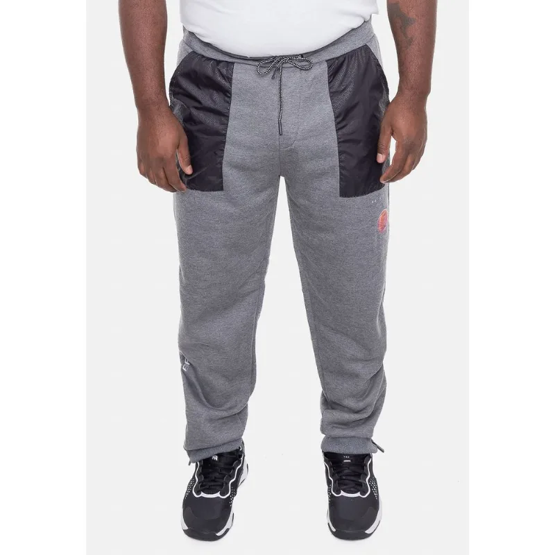 Calça Fatal Plus Size Moletom Preta Mescla - Plus G