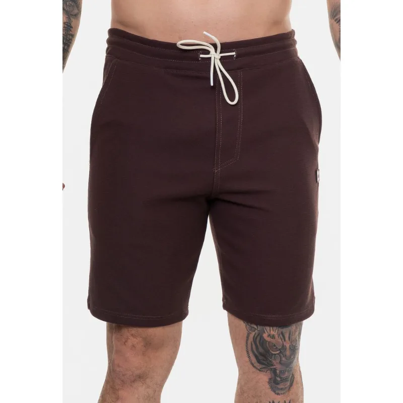 Bermuda HD Moletom Masculina Dot Marrom - M
