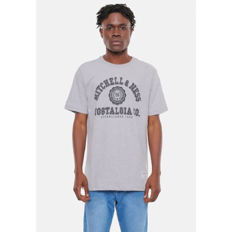 Camiseta Mitchell & Ness Nostalgia Cinza Mescla - G