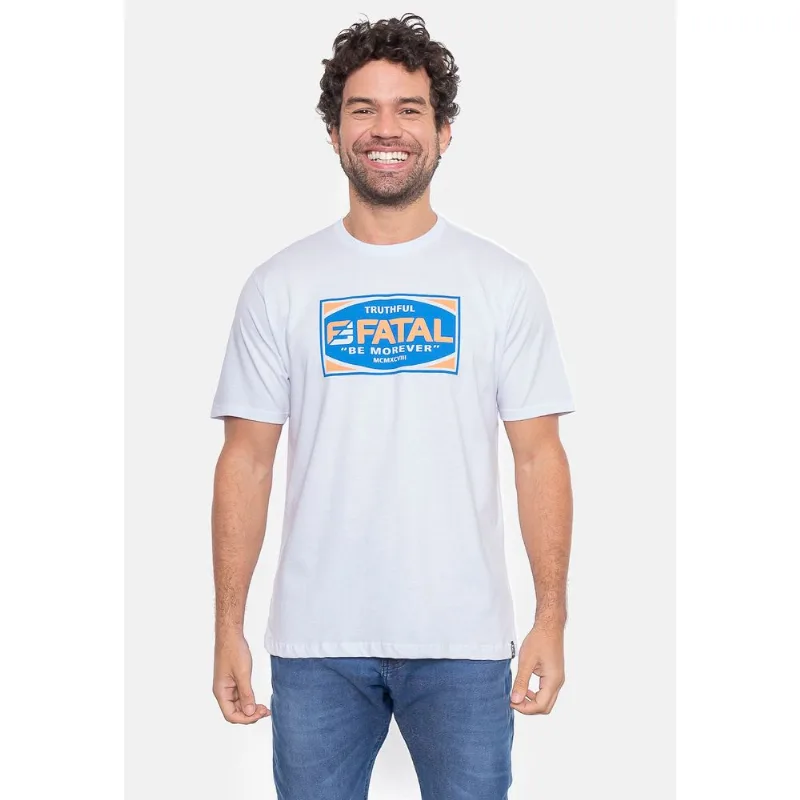 Camiseta Fatal Estampada Branca - M