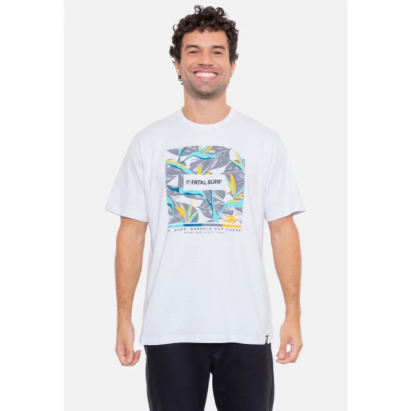 Camiseta Fatal Estampada Branca - M