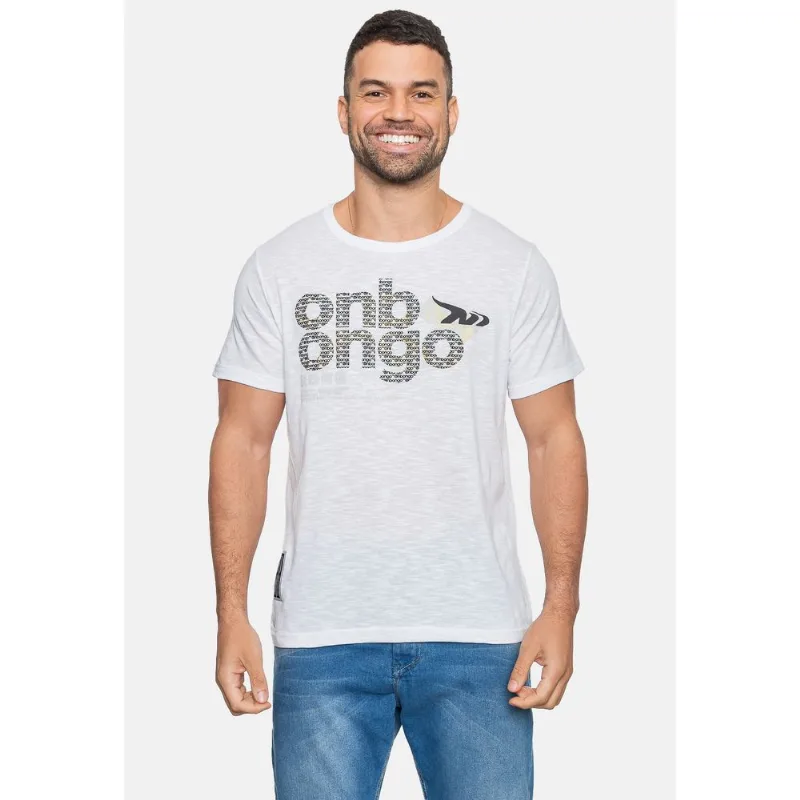 Camiseta Onbongo Masculina Flame Branca - P