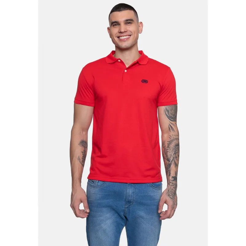 Camisa Polo Ecko Piquet Masculina Vermelha - P