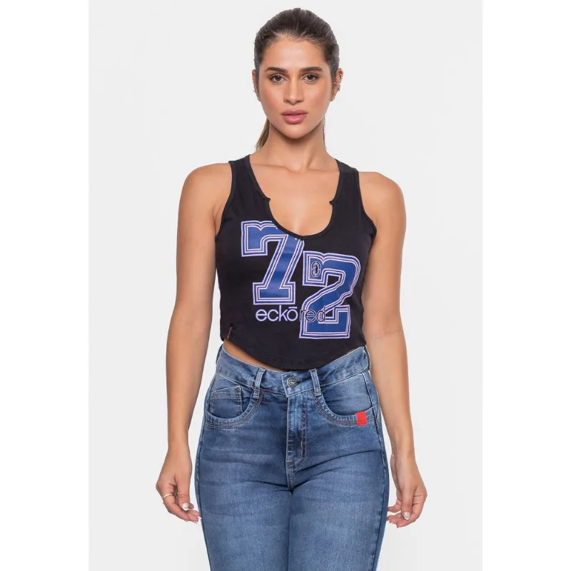 Top Ecko Feminino Line Preta - P