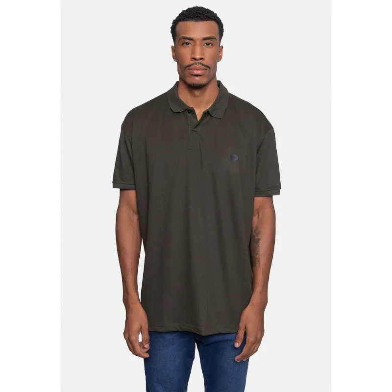 Camisa Polo Fatal Piquet Plus Size Verde Militar - Plus G