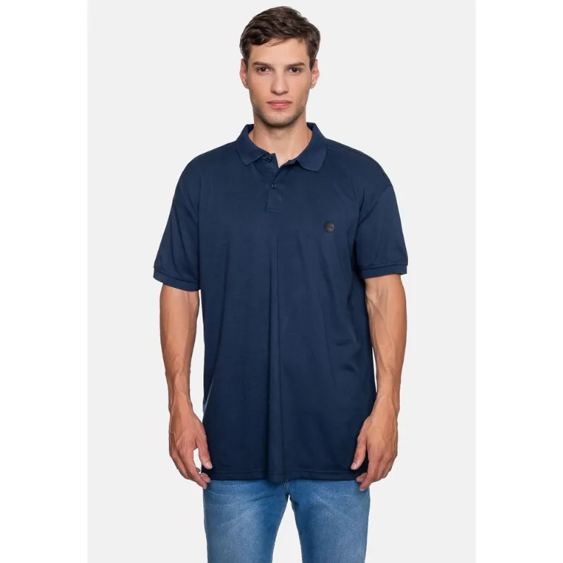 Camisa Polo Fatal Piquet Plus Size Marinho Navy Hipnose - Plus P