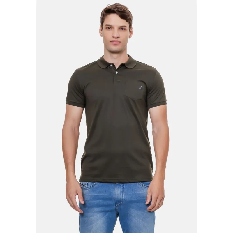 Camisa Polo Fatal Piquet Verde - M