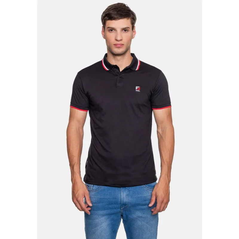 Camisa Polo Fatal Piquet Masculina Preta - P
