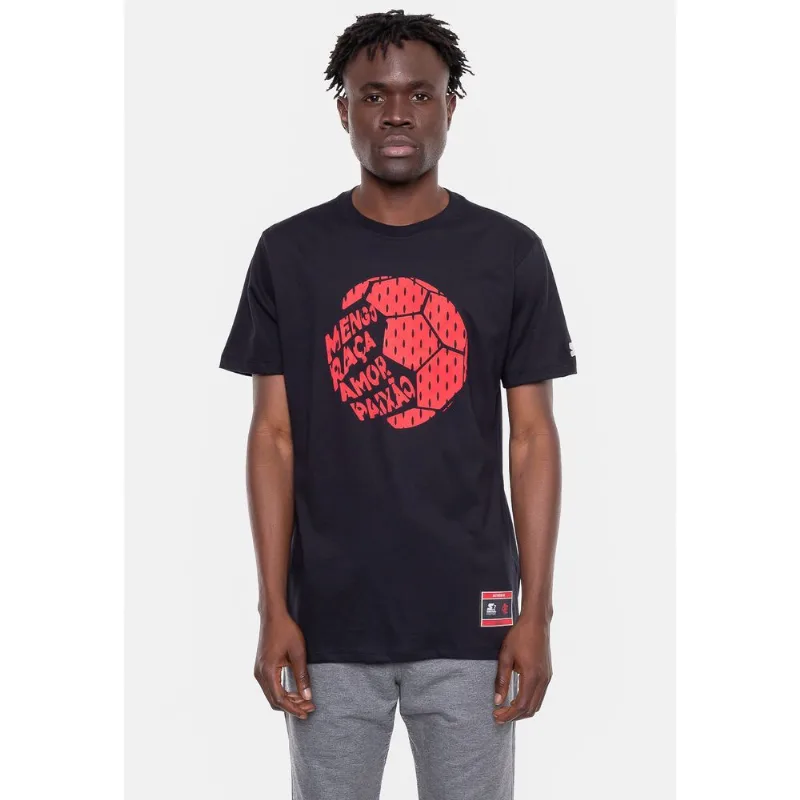 Camiseta Starter Estampada Collab Flamengo Oficial Preta - GG