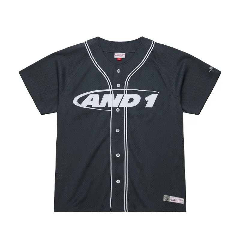 Camisa Mitchell & Ness Jersey Collab And1 Baseball Preta - GG