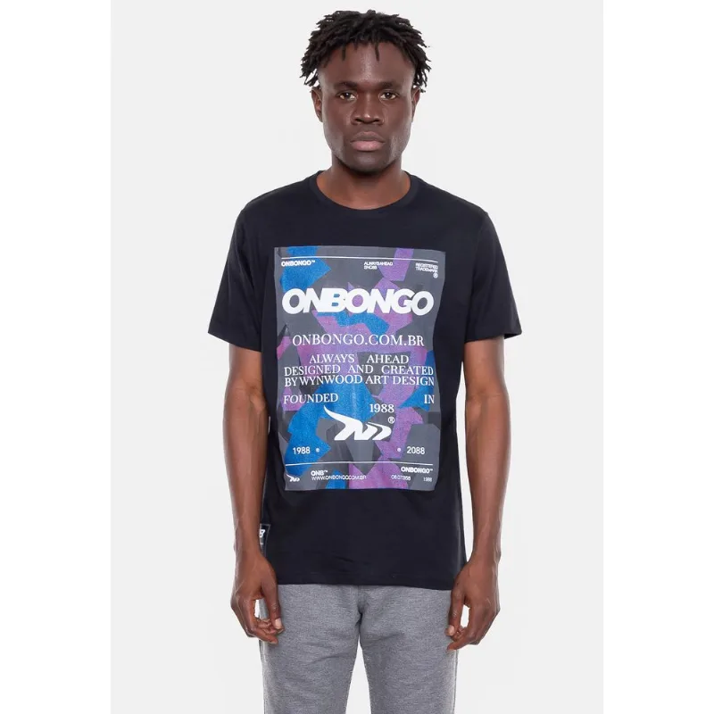 Camiseta Onbongo Camo Preta - GG