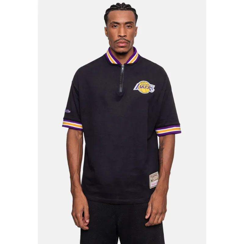 Camiseta Mitchell & Ness Oversized Los Angeles Lakers Preta - G